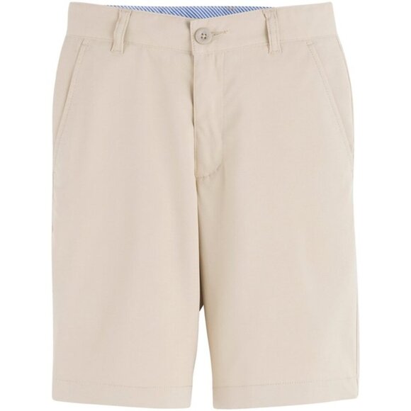 NWOT Tommy Hilfiger Boys Shorts Size 18 School Uniform Khaki - Picture 1 of 12